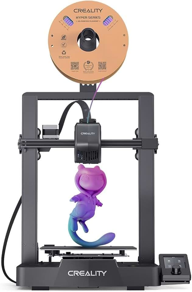 Stampante 3D Creality Ender 3 V3 SE, 250 mm/s di velocità di stampa 3D con livellamento automatico CR Touch, estrusore diretto Sprite a doppio asse Z e asse Y, stampa 8.66 * 8.66 * 9.84in