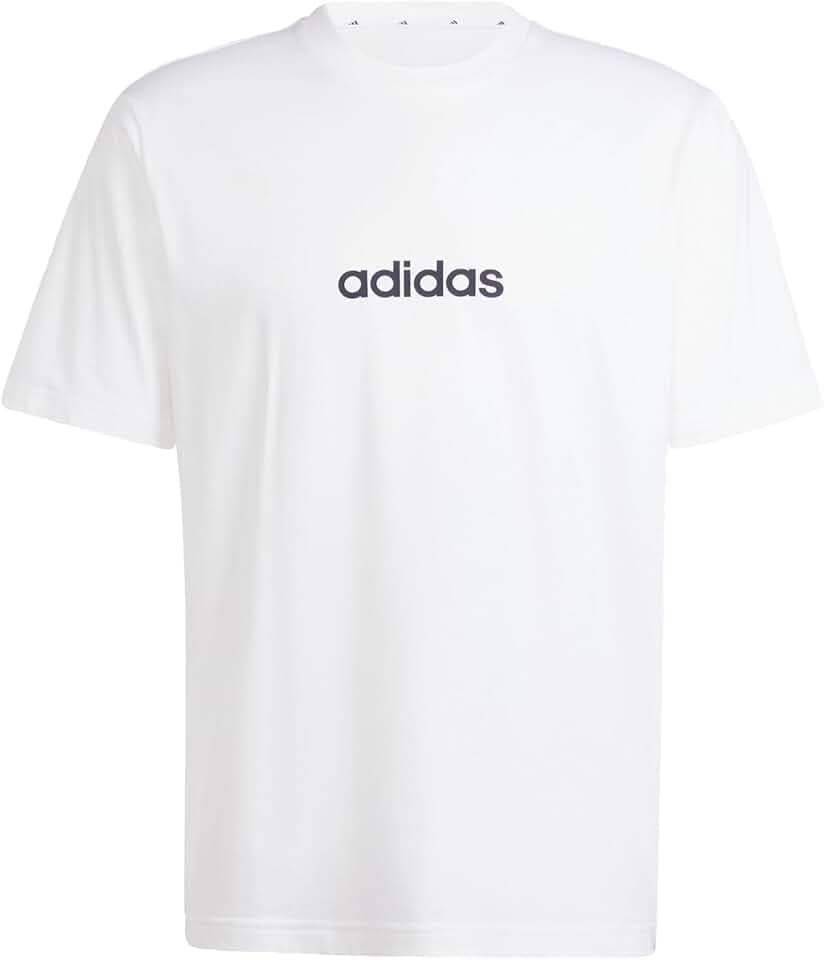 adidas Uomo Essentials Linear Single Jersey Tee