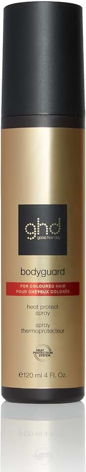 ghd Bodyguard Spray Protettivo per il Calore – Protezione Invisibile e Leggera, Protegge dai Danni da Calore, Protezione UV, Non Appiccicoso e Condizionante – Per Capelli Colorati – 120ml