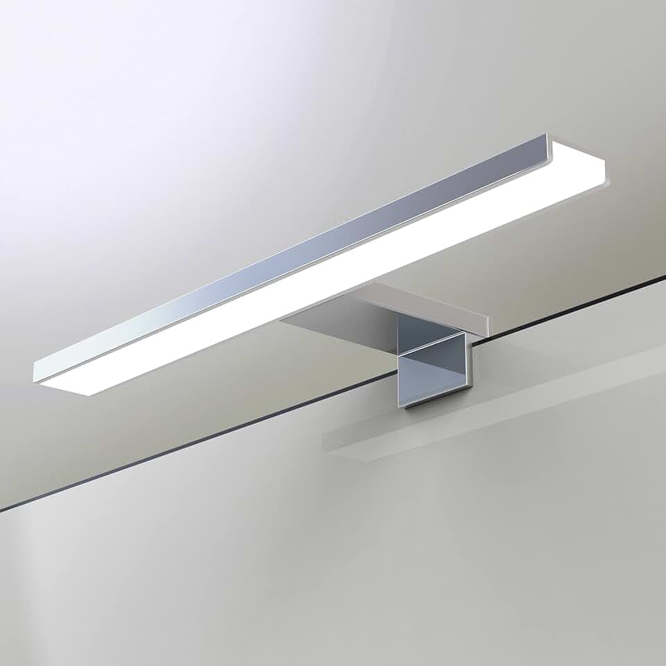 30cm luce specchio bagno led 7W 490 lumen 230 volt Led 4000K alluminio pieno 3in1 per specchio da bagno impermeabile IP44