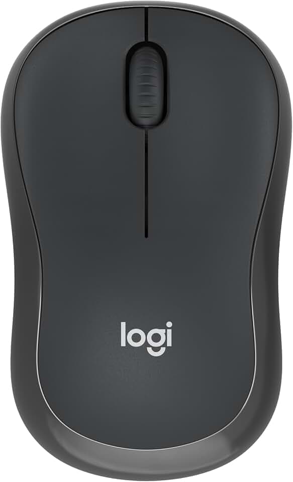 Logitech M240 Silenzioso Bluetooth Mouse, Wireless, Compatto, Portatile, Smooth Tracking, durata batteria 18 mesi, per Windows, macOS, ChromeOS, Compatibile PC, Mac, Laptop, Tablet - Grafite