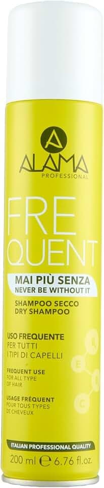 Alama Professional Shampoo Secco per Tutti i Tipi di Capelli, Giallo, 200 Millilitri
