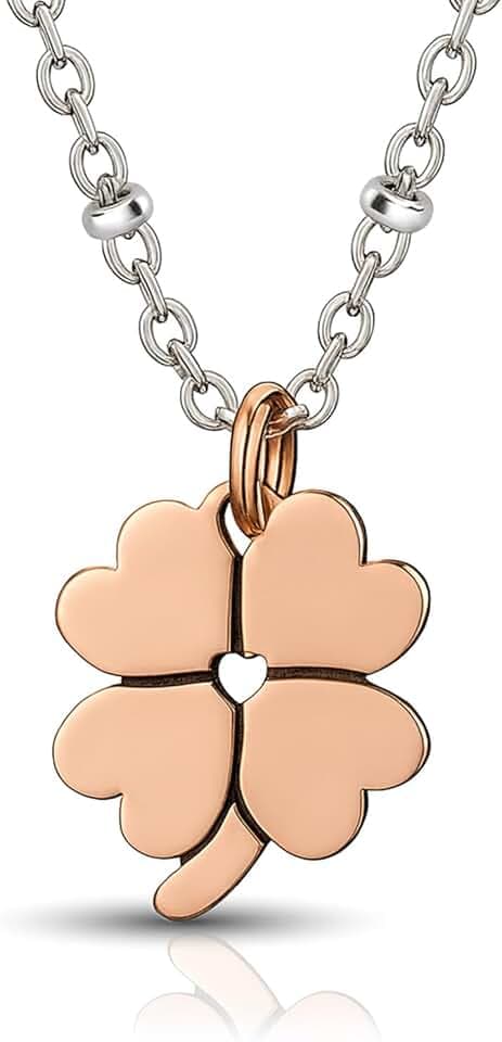 SAGA GIOIELLI Collana Donna Accaio Inossidabile Resistente, Idea Regalo Amica Speciale, Sorelle, Mamma, Nonna, Regali Portafortuna