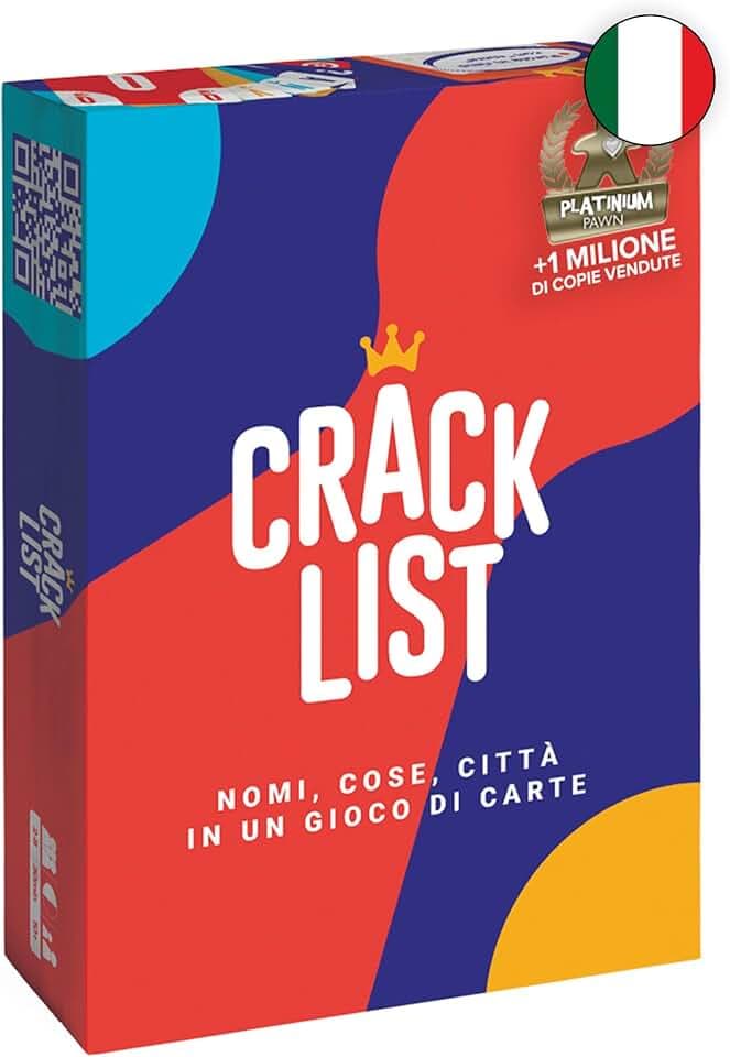 Gioco di Carte di Parole ispirato a Nomi Cose Città | Gioco da Tavolo per Tutta la Famiglia | 2-8 Giocatori | 30 Minuti | Dai 10 Anni | Versione Italiana