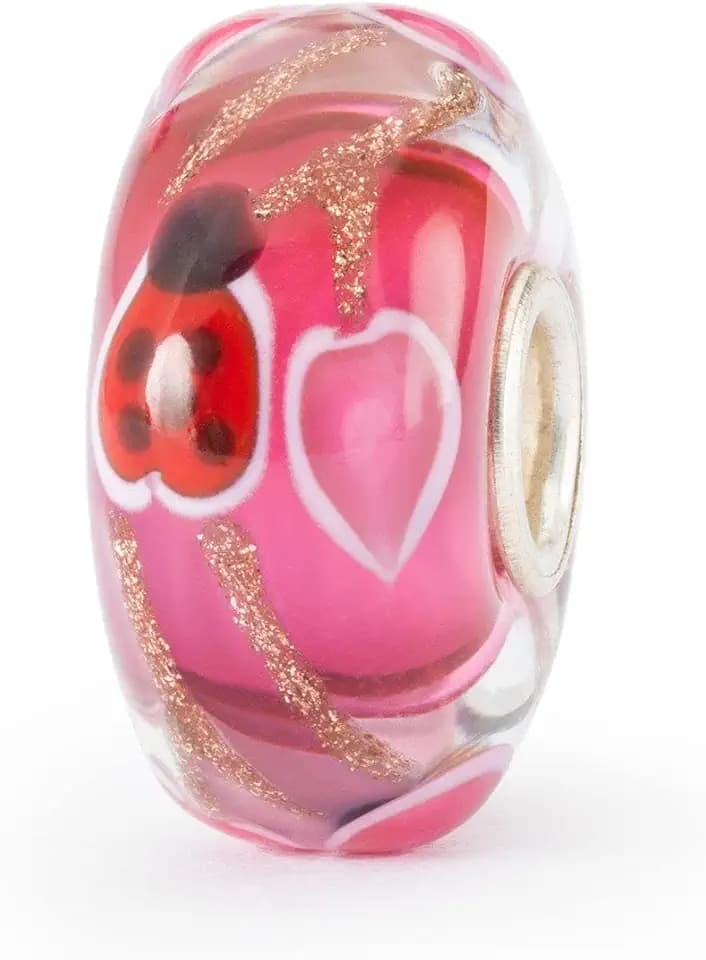 Trollbeads Amore e sicurezza Perla di vetro TGLBE-20368, misura unica, Vetro, Nessuna pietra preziosa