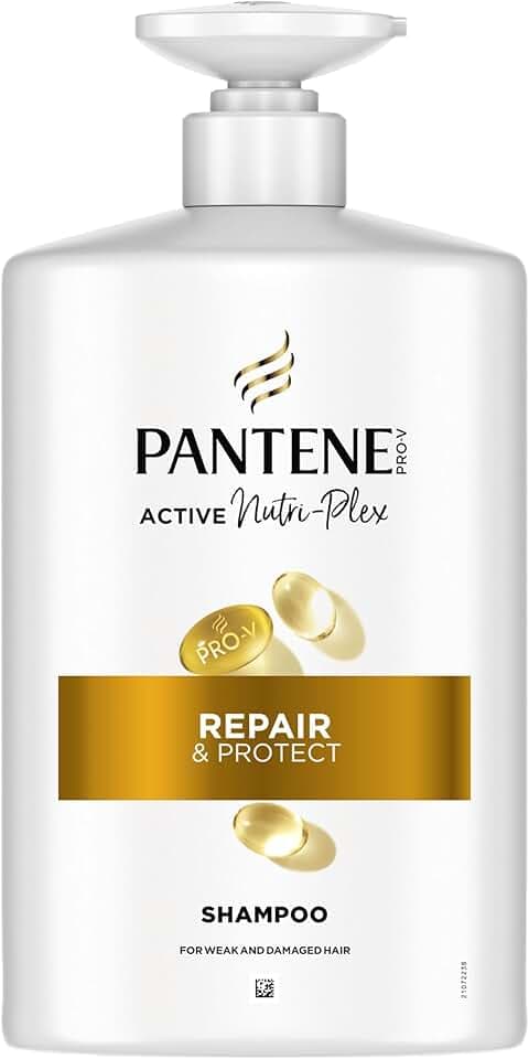 Pantene Shampoo Rigenera E Protegge Capelli Deboli, Secchi, Pro-V Active Nutri-Plex, Dosatore 1000ml