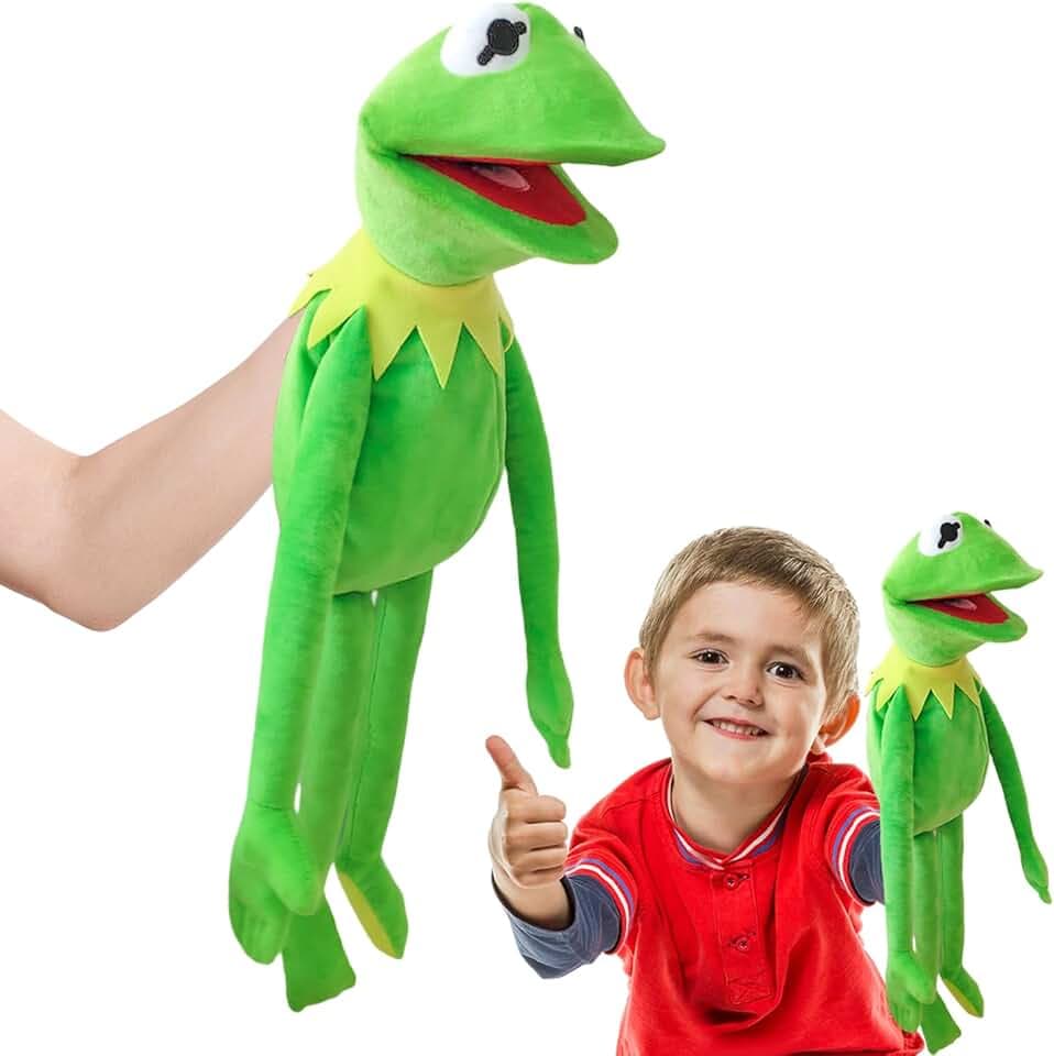 Marionette da Mano, Marionette a Forma di Animale per Bambini, Burattini da Mano per Bambini, Pupazzo di Peluche Natale, Pasqua, Regali di Compleanno per Raccontare Storie, Insegnare