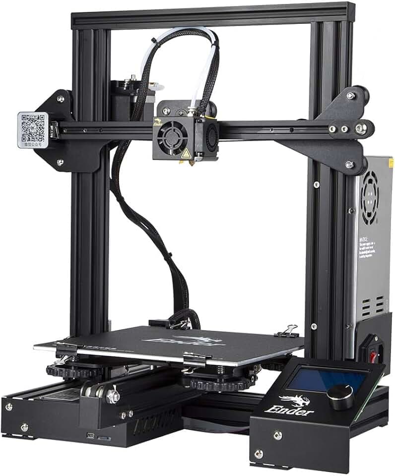 Creality Ender 3 3D-Drucker, mit Druckwiederherstellung, mit Plattformplatte, Dimensioni di Stampa 220x220x250mm, per Studenti, Designer e Appassionati di 3D Printing