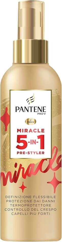 Pantene Pro-V Miracle 5-In-1 Pre-Styler, Spray per Capelli senza Risciacquo, Termoprotettore, per Capelli Flessibili e Modellabili in Qualsiasi Stile, 200 ml