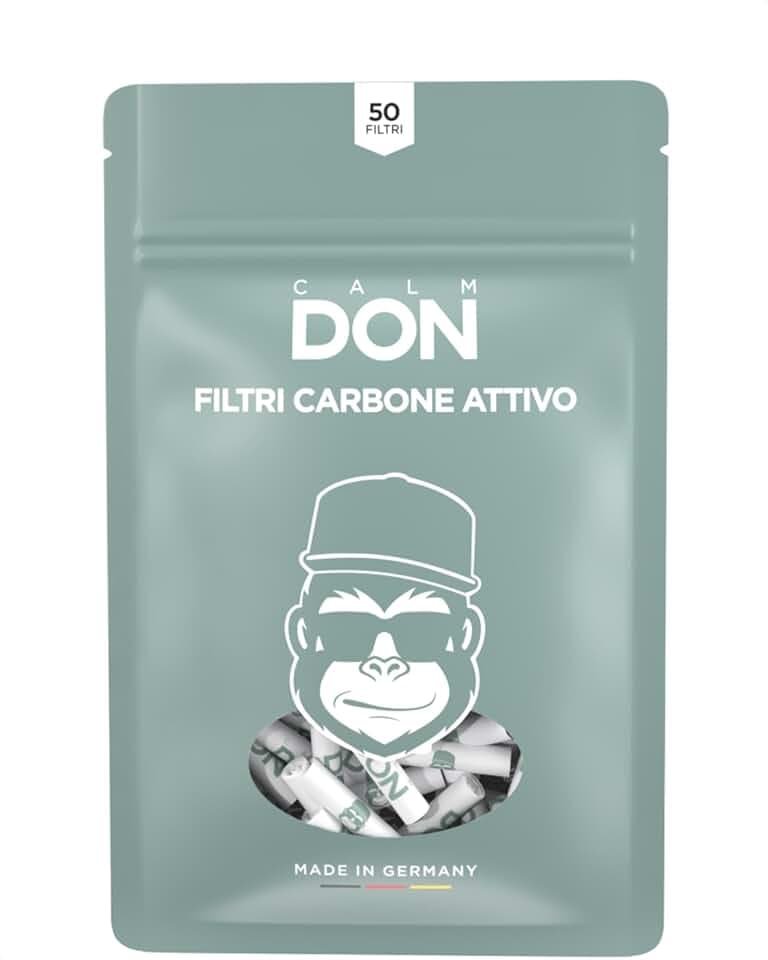Filtri carbone attivo di cocco ø6mm [50 Filtri]