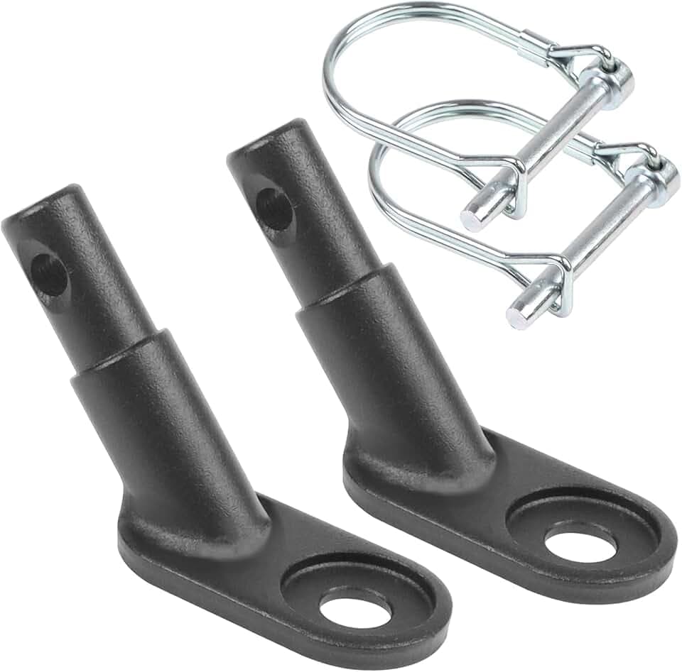 Gancio per bicicletta, 2 pezzi, con perno di sicurezza, per cani per bicicletta, per bambini, per animali domestici