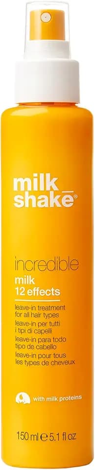 milk_shake | Incredible Milk 150 ml, Leave In Conditioner per Tutti i Tipi di Capelli, Made in Italy