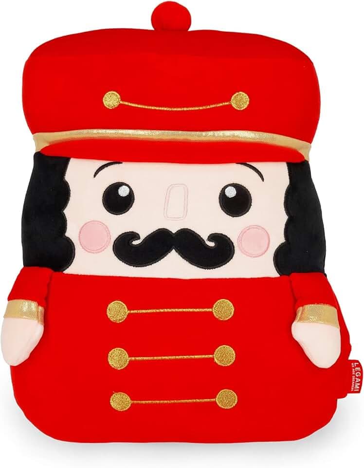 Legami - Cuscino Super Soft! Tema Nutcracker, Super Soffice, Idea Regalo, 27x43 cm