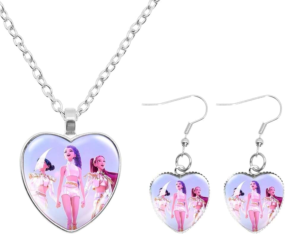 Xtaguvdm Set di gioielli, per donne, uomini e adolescenti