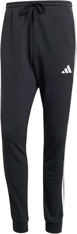 adidas - Essential Three Stripes French Terry Pant, Pantaloni da Golf Uomo