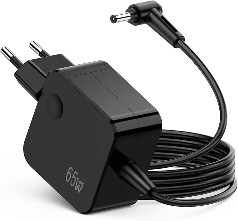 65W Caricatore GaN Notebook per ASUS VivoBook 14 15 K513E X540U X556U X515J X509J X542U X513 F556U F512 F509 F507M S510U S530U Zenbook UX310U UX333F UX430 AD2087020 Alimentatore PC per ASUS Portatile