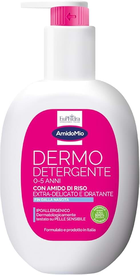 Euphidra AmidoMio Dermo Detergente 0-5 anni delicato pelle sensibile – 400 ml