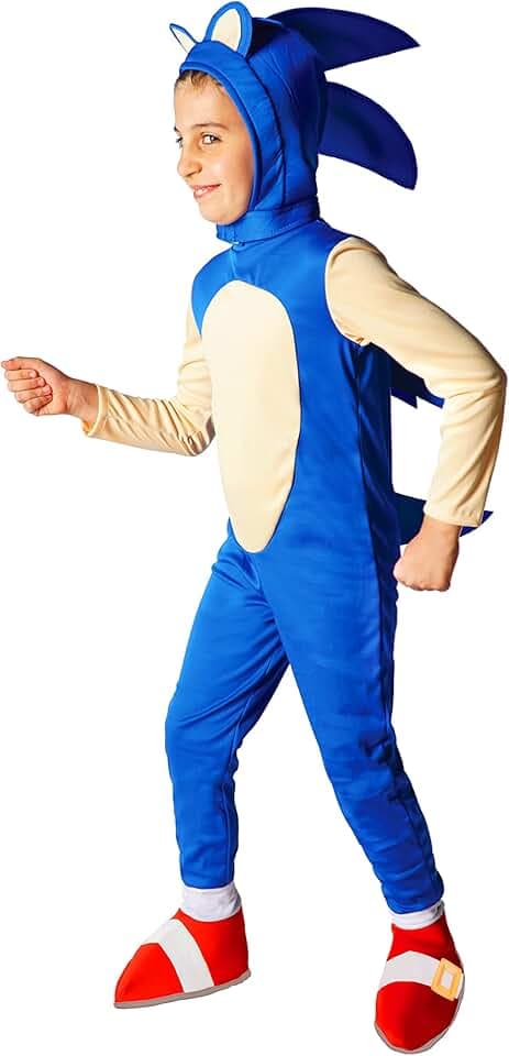 Ciao- Sonic The Hedgehog Costume Travestimento Bambino Originale Sega