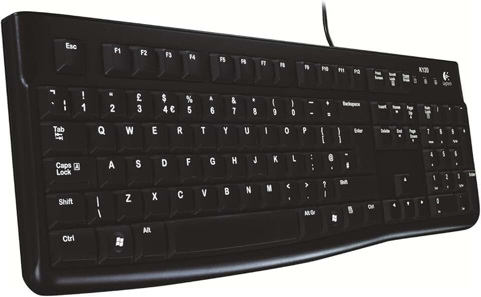Logitech K120 Tastiera Cablata, Layout ‎Francese Azerty