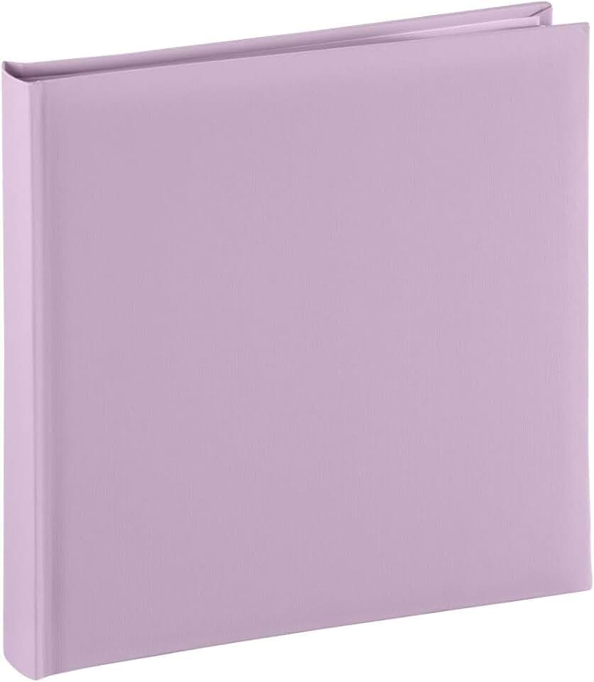 Hama - Album fotografico Jumbo “Fine Art” 30 x 30 cm, 80 pagine, lilla