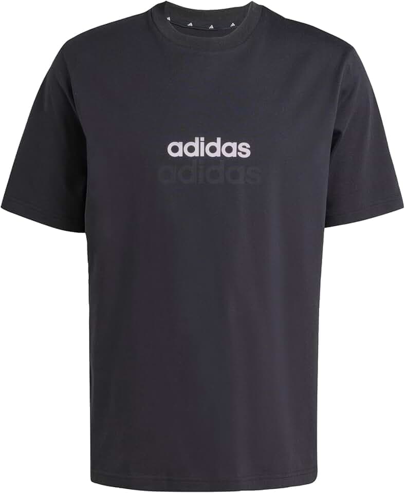 adidas Uomo Essentials Linear Single Jersey Tee