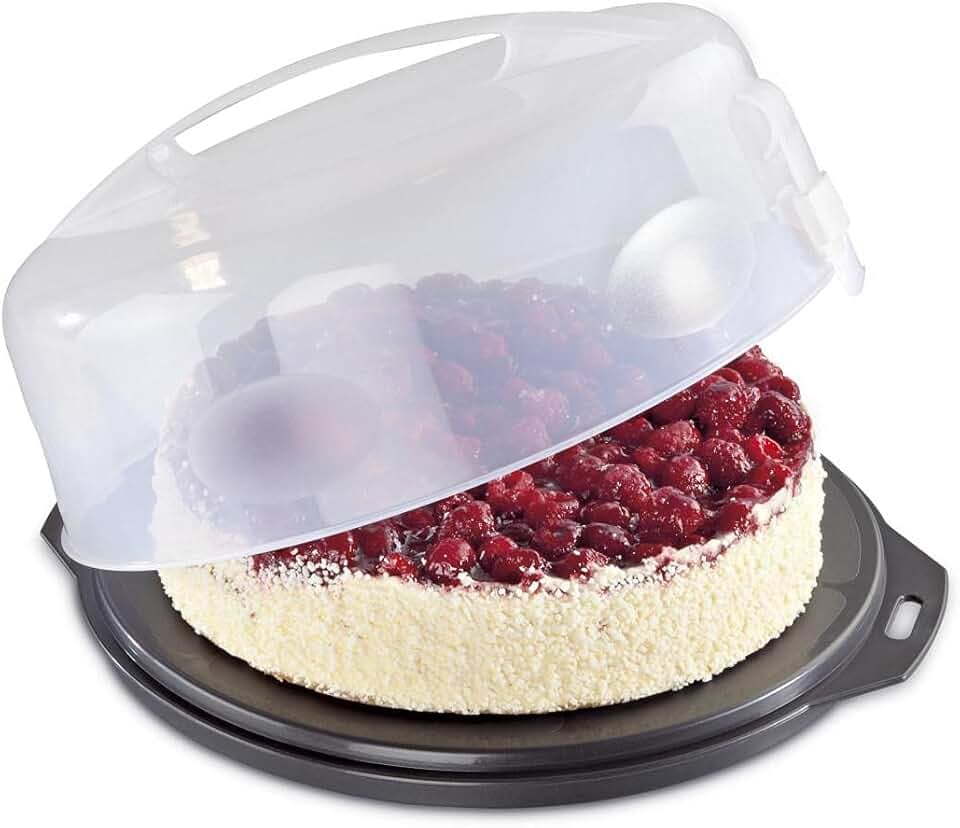 Xavax Contenitore per Torte, Plastica, Trasparente, Ø 31,5 cm