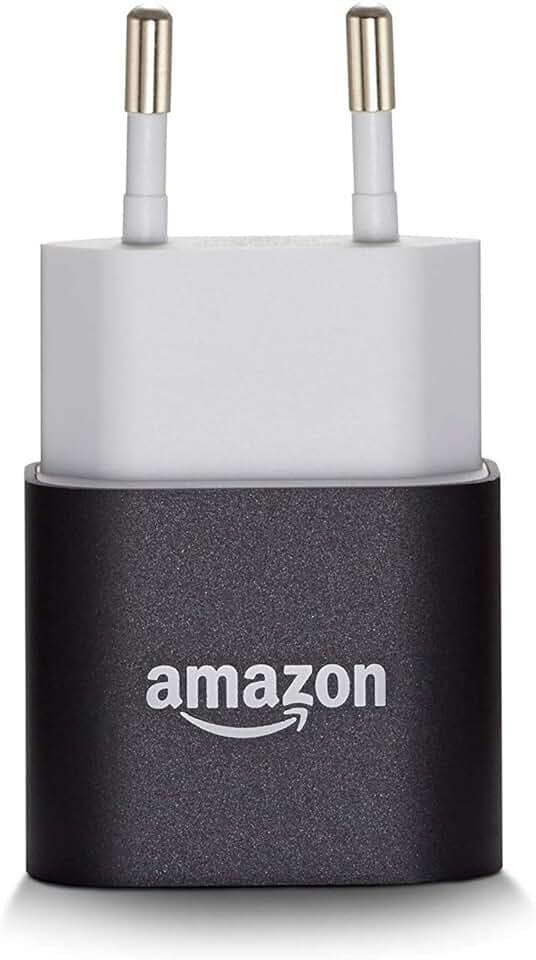 Caricabatterie USB Amazon da 5 W - compatibile con la maggior parte dei dispositivi inclusi tablet, e-reader, smartphone e altri