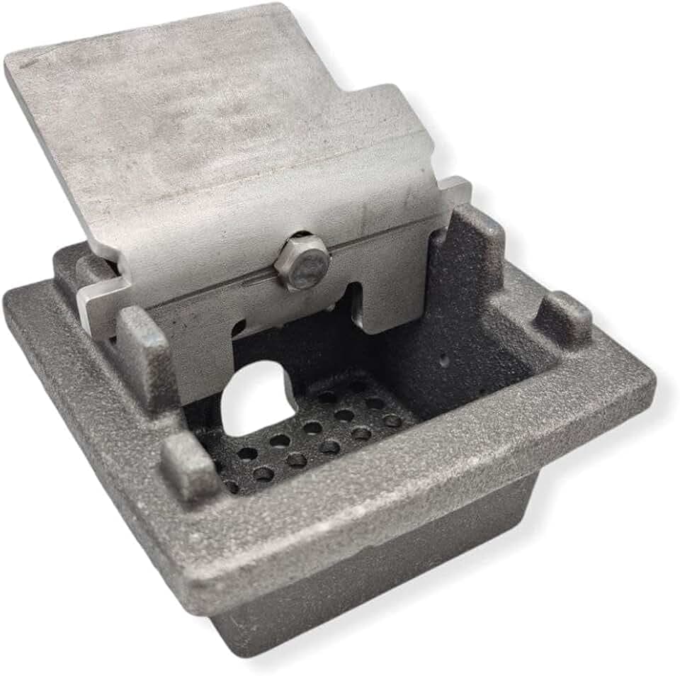 Nordica Extraflame 003278231 - Crogiolo per caminetto a pellet rotondo, acciaio legato, compatibile con pellet