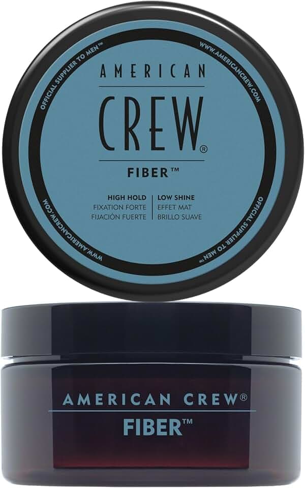 American Crew Fiber, Cera Capelli Uomo, Tenuta Forte & Finish Opaco, Texturizza & Ispessisce i Capelli, 85g
