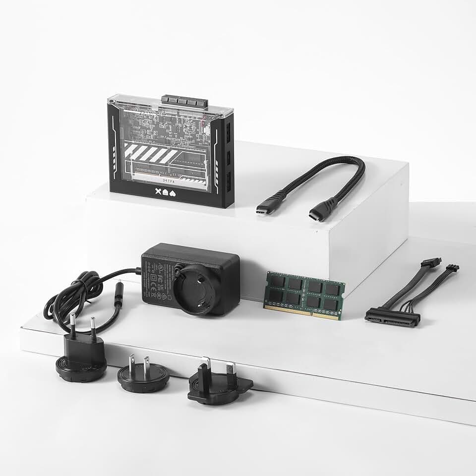 ZimaBlade 7700 Bundle di Archiviazione Server X86 a scheda singola (con RAM e adattatore di alimentazione Type-C),Hackerabile con PCIe x4, Multimediale Gigabit Ethernet 4K, Storage Collegato alla rete