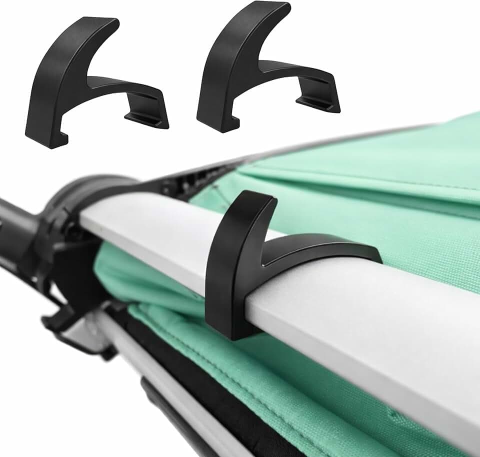 Set di ganci per zaino e borsa adatto per Thule Urban Glide 1/2/3 & Chariot Sport – Passeggino Gancio Rimorchio bicicletta accessori per zaini, borse e caschi