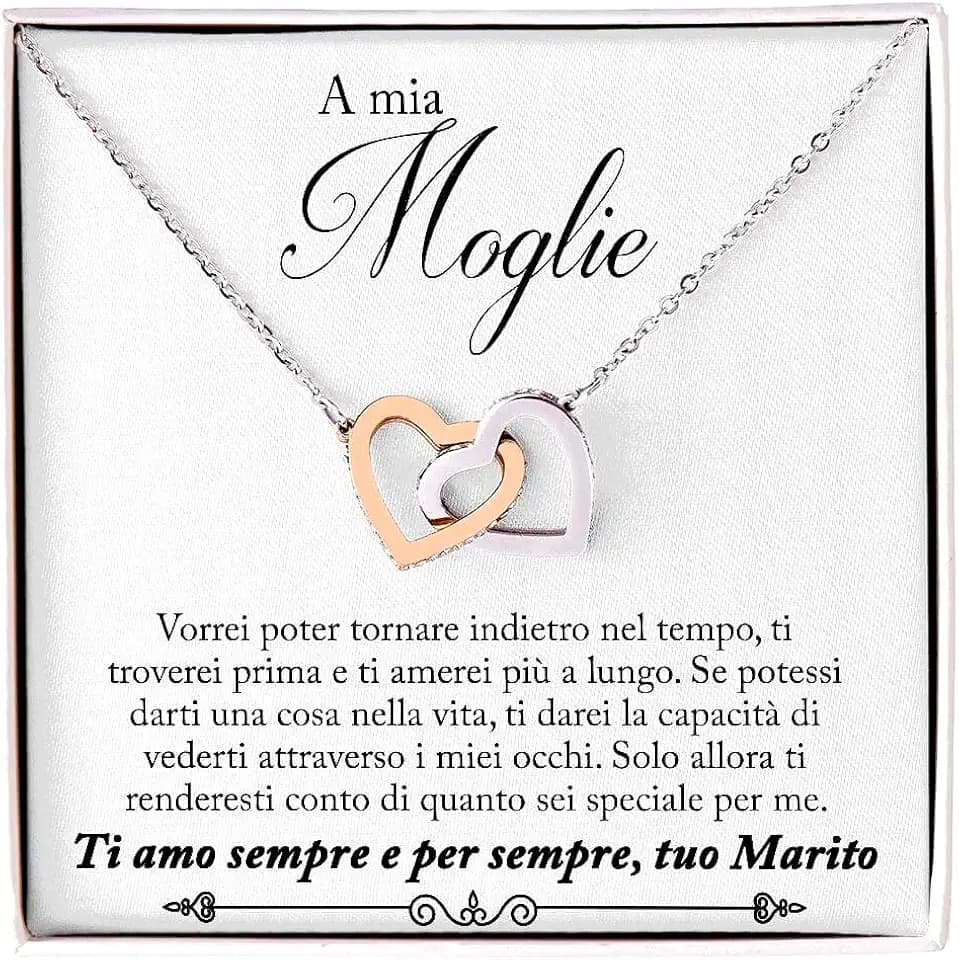 NONNA PROFESSIONISTA Collana Donna Moglie Amore Fidanzata Argento Idee Regali per lei, Anniversario Matrimonio Compleanno o Natale - Cofanetto con DEDICA incluso