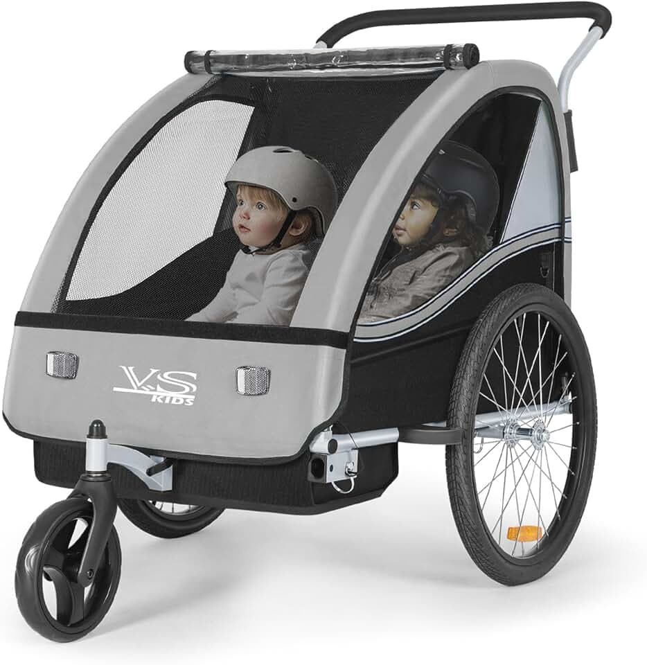 Tiggo VS 50202 - Passeggino e rimorchio per bicicletta 2 in 1