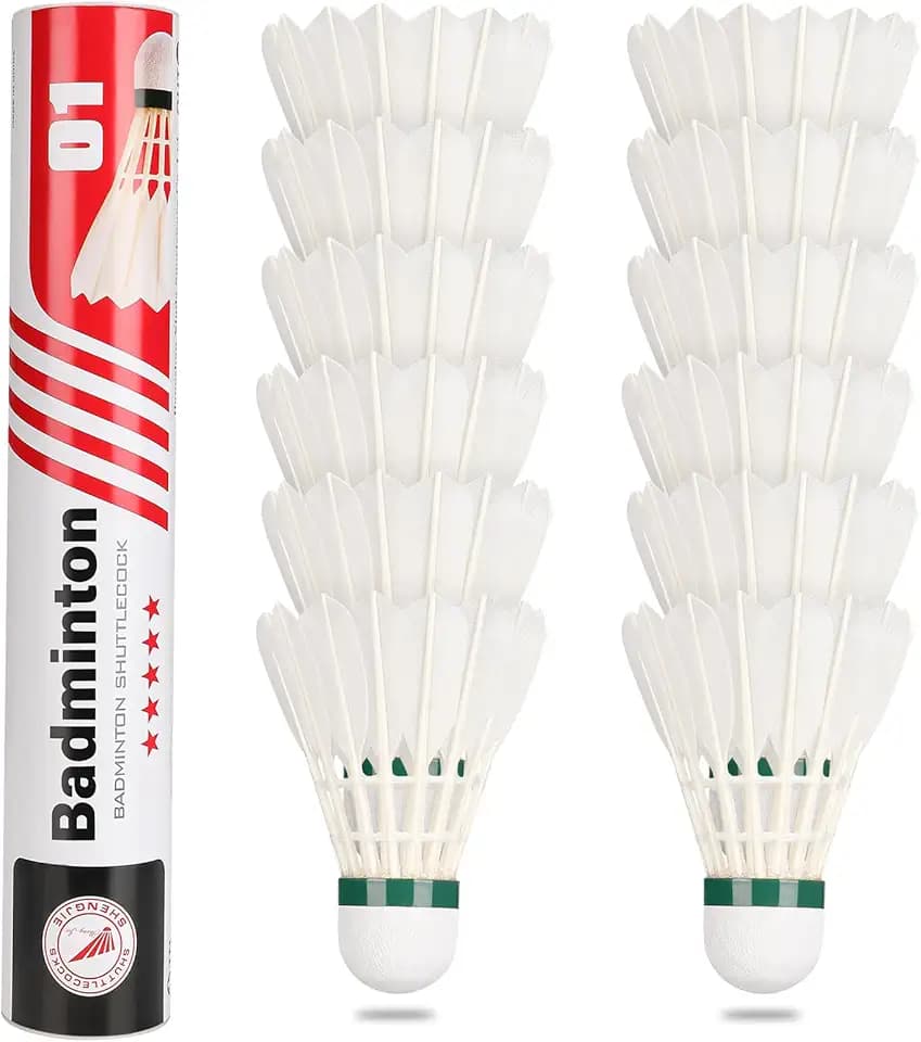 Badminton Volanti stalla e Durevole Sport di Allenamento Palle di Badminton per Il Gioco al Coperto Volanti Sport all'Aria Aperta