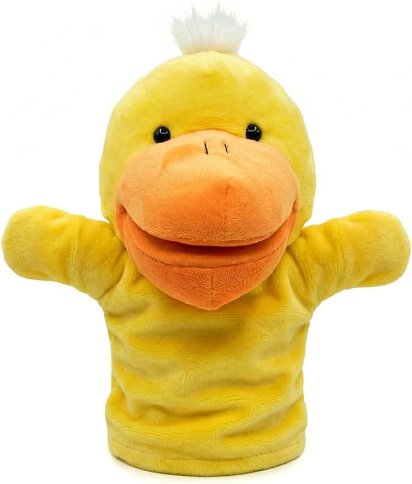 Marionette a Mano con Animali per Bambini,Il Bambino Include Lupo Leone ecc.Bocche Aperte Mobili,Perfette per Raccontare storie,Insegnare,Scuola Materna,Regali di Compleanno