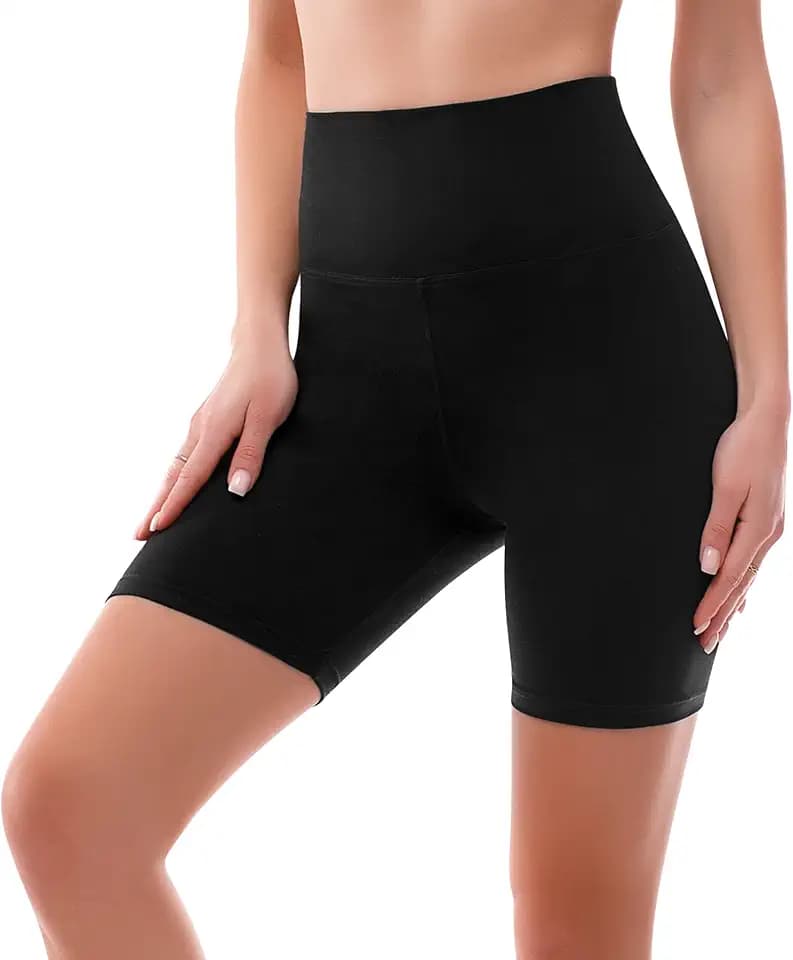 SINOPHANT Pantaloncini Palestra Donna Shorts Vita Alta Morbidi Corti Hotpants, per Yoga, Ciclismo, Yoga, Corsa, Allenamento OEKO-TEX STANDARD 100