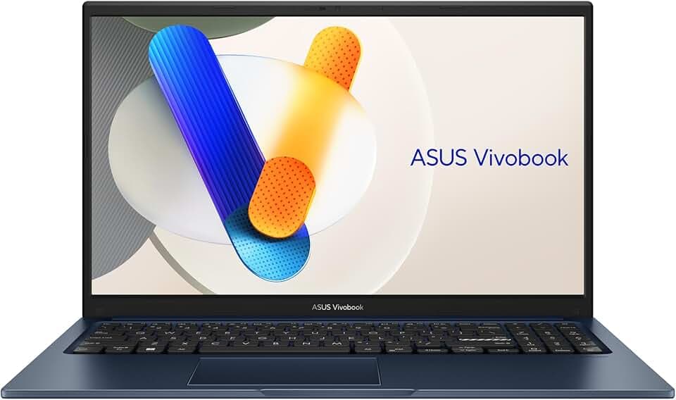 ASUS Vivobook 15 F1504VA, Notebook con Monitor da 15.6" Anti-glare, 60Hz, Intel® Core™ 7 150U, RAM 16GB, 512GB SSD, Win11 Home, Blu