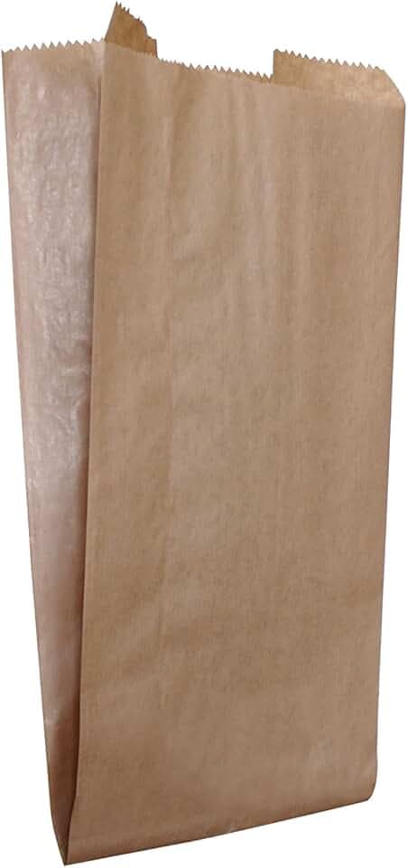 Carte Dozio - Sacchetti in carta Sealing Avana senza manici idonei al contatto alimentare - f.to cm 14x36+10-100 pz a conf.