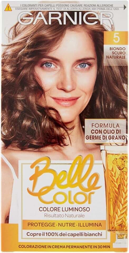 Garnier Belle Color Colorazione Permanente, 5 Biondo Scuro