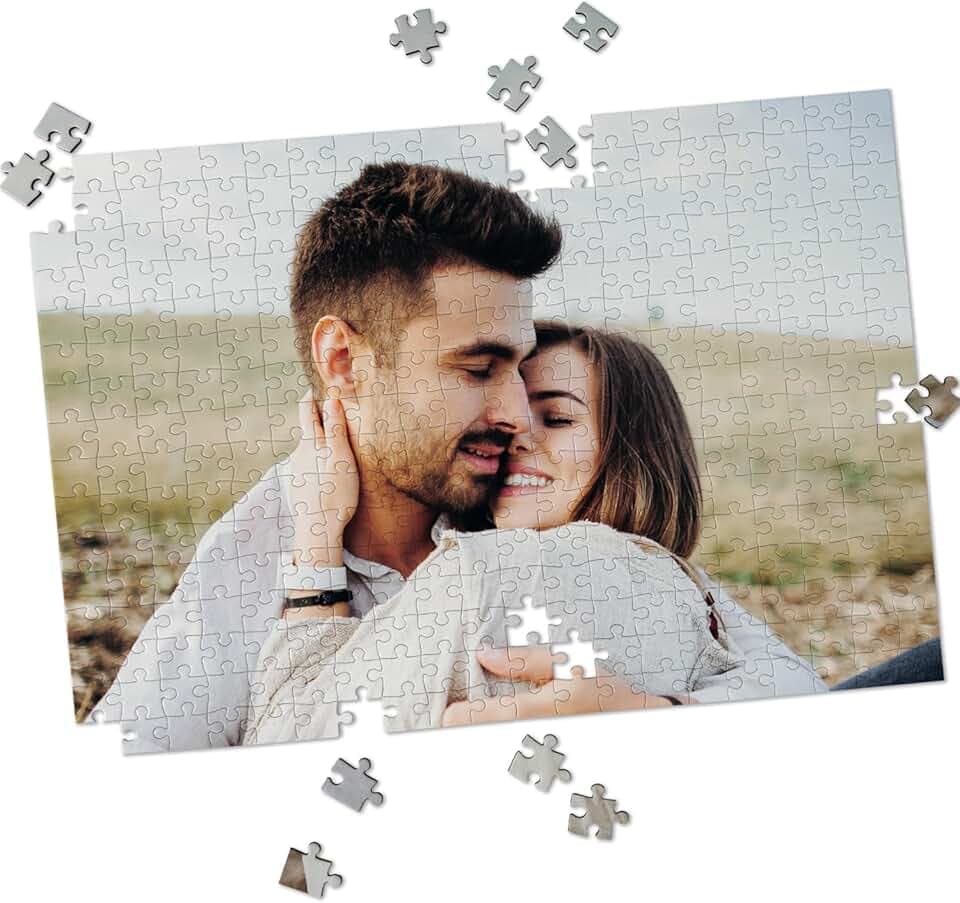 LASERO' Puzzle Personalizzato con Foto 42x29,7cm – 320 Pezzi – Puzzle Personalizzato HD – Idea Regalo Originale per Anniversario e Compleanno