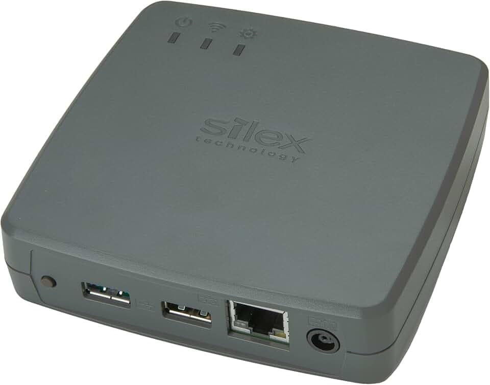 SILEX TECHNOLOGY DS-700AC USB 3.0 Device Server - Rete USB Server LAN Wireless USB 3.0 Device Server con Enterprise Security e supporto IPv4/IPv6