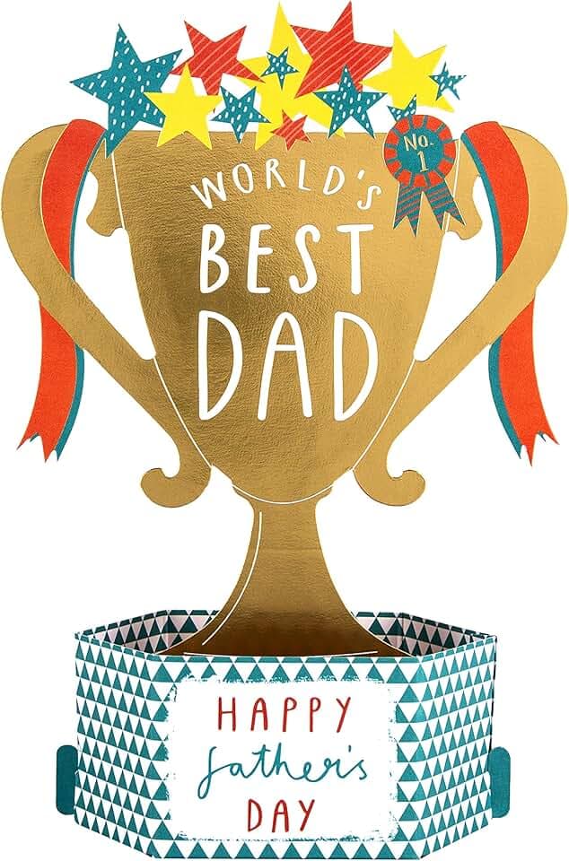 Hallmark Biglietto per la festa del papà – Trofeo Pop Up Design
