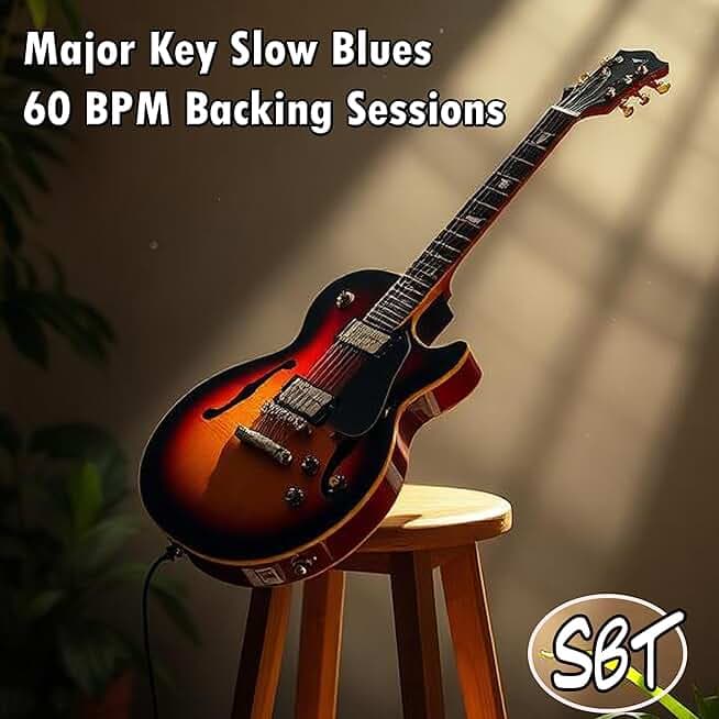 Slow Blues Backing Track in C Major – Guitar Jam Track
