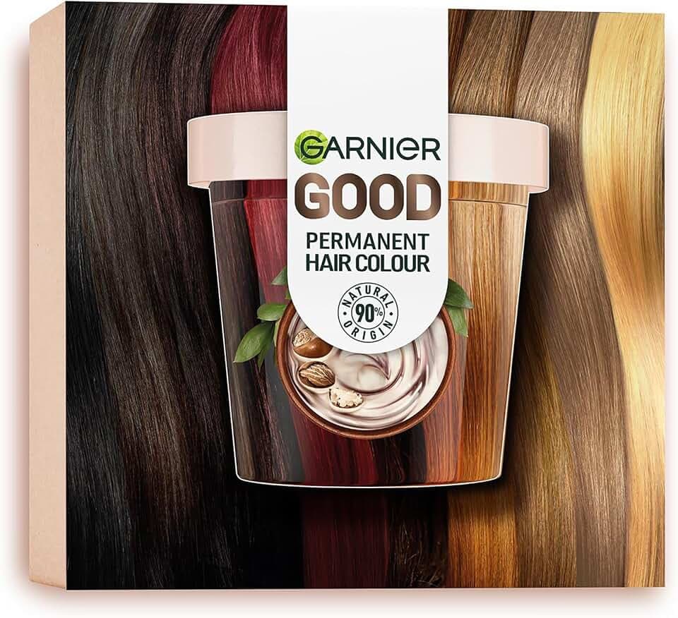 Garnier GOOD Colorazione Permanente, Kit Premium, Tinta Permanente, Per un Colore Intenso e Brillante, Fino a 8 Settimane, Senza Ammoniaca, Colore: 4.0 Castano Cioccolato