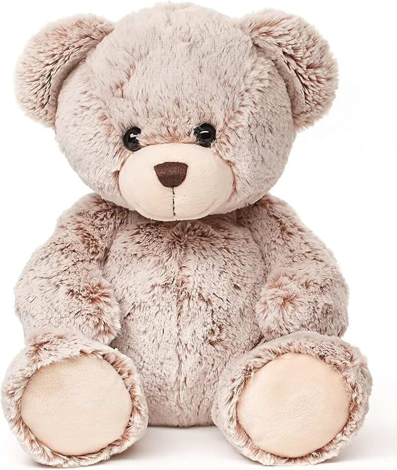 Uni-Toys - Teddy super morbido (marrone chiaro) – 24 cm (altezza) – Orsacchiotto – Peluche peluche – Te-00201