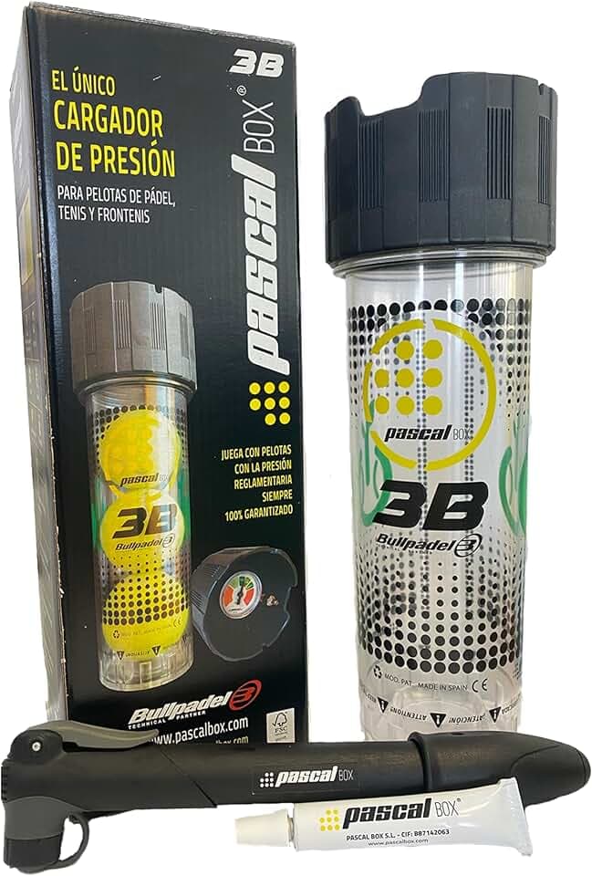Pressurizzatore per palline da padel con pompa | Accessori per padel Palline da padel | Pressurizzatore per palline da padel e palline da tennis
