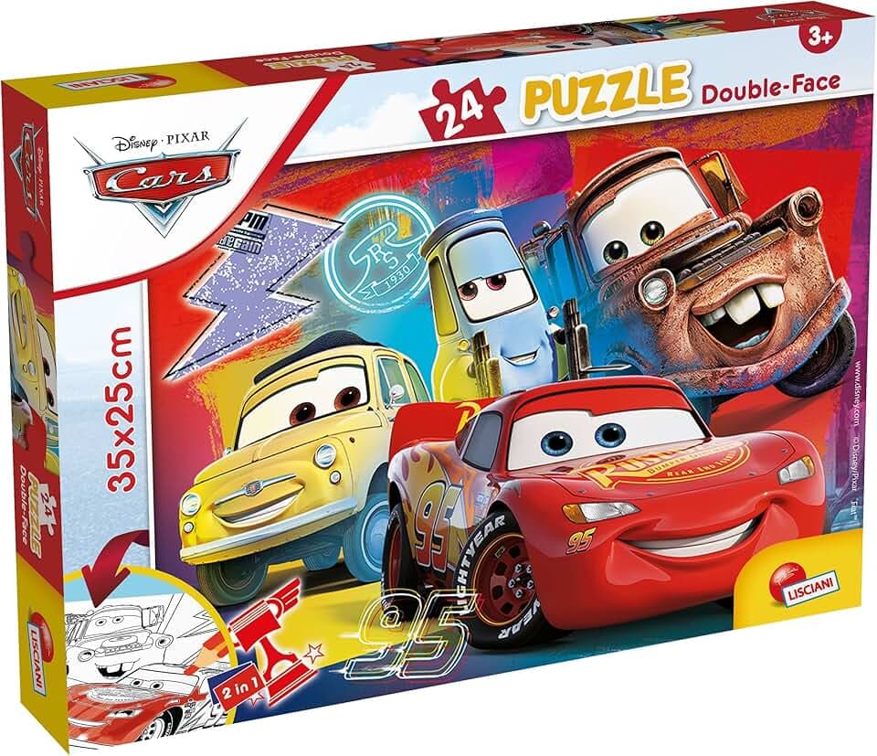 Liscianigiochi Disney Puzzle DF M-Plus 24 Cars, 99498