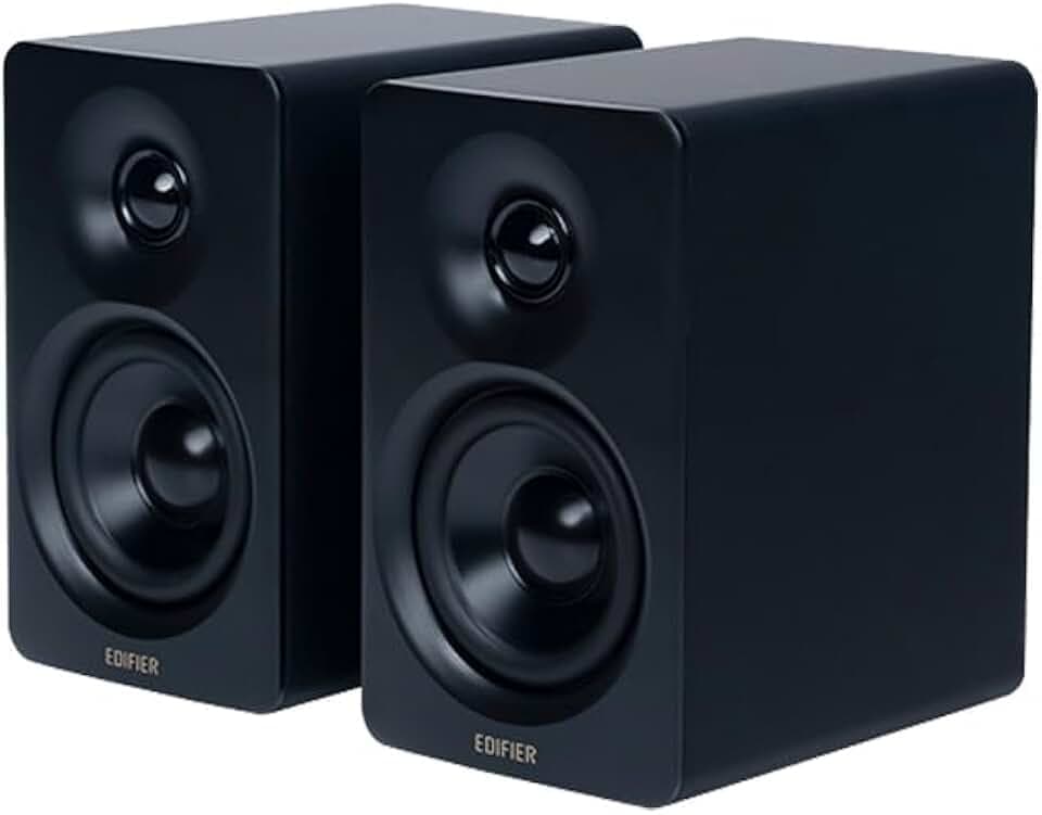 Edifier M60 Altoparlante Multimediale, Bluetooth 5.3, 66W RMS, Audio Hi-Res & Wireless, LDAC, 3" Bassi & 1" Tweeter, Ingressi USB-C & Aux, Pannello Touch Sensibile, Casse Desktop Compatto, Nero