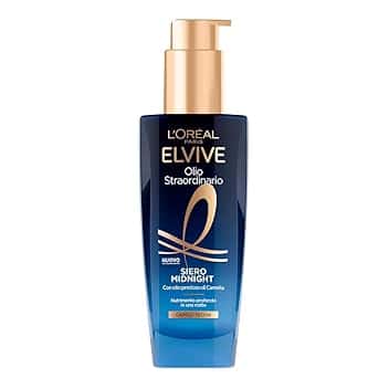 L'Oréal Paris Elvive Olio Straordinario Siero Midnight, Per Capelli Secchi, Nutrimento Intenso In Una Notte, con Olio Prezioso di Camelia, Elvive Midnight Serum, 100ml