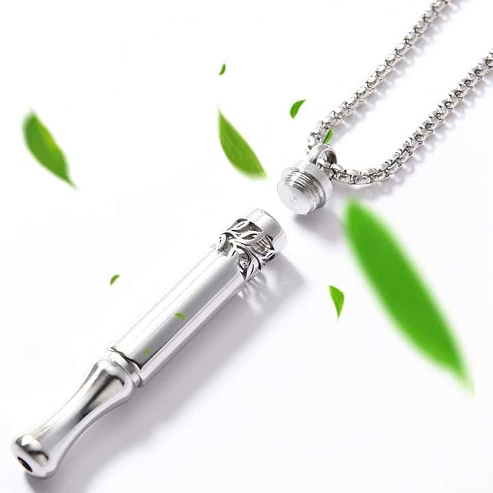 EJRUP 1Pcs Collane Respiratorie, Strumenti per Smettere di Fumare, Collana Ansia Respiratore,Collane per Alleviare lo Stress, Esercizi di Respirazione per Meditazione per Uomini Donne